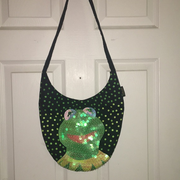 Muppets Handbags - muppets brand kermit shoulder bag Muppets Handbags - muppets brand kermit shoulder bag